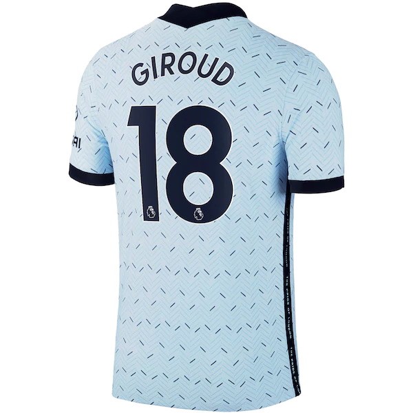 Camiseta Chelsea NO.18 Giroud Segunda 2020-2021 Azul